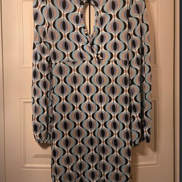 *RARE!  Vintage Lipsy London Geometric Print Mini Dress SIZE S -  UK8 US4 - Picture 4 of 7